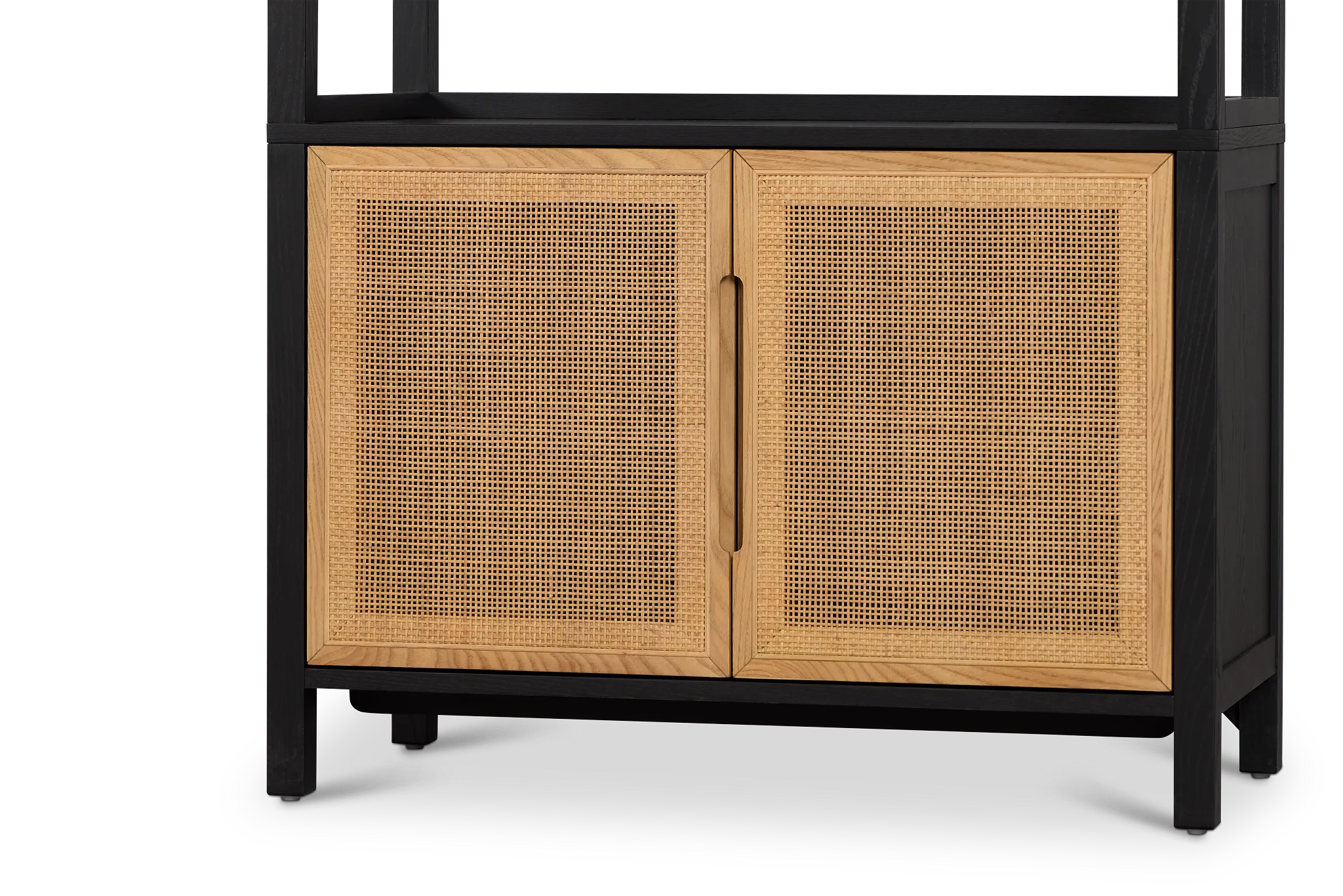 Pacific Black Woven Bookcase
