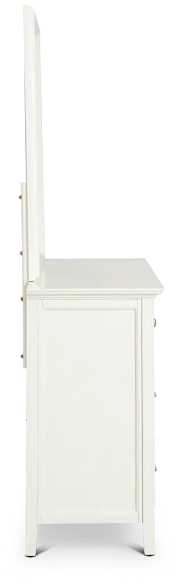 Spencer Ivory Dresser & Mirror