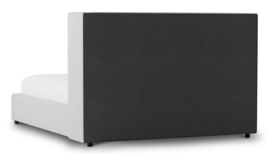 Captiva Delray Light Gray 48" Upholstered Shelter Bed Captiva Delray Light Gray 48" Upholstered Shelter Bed