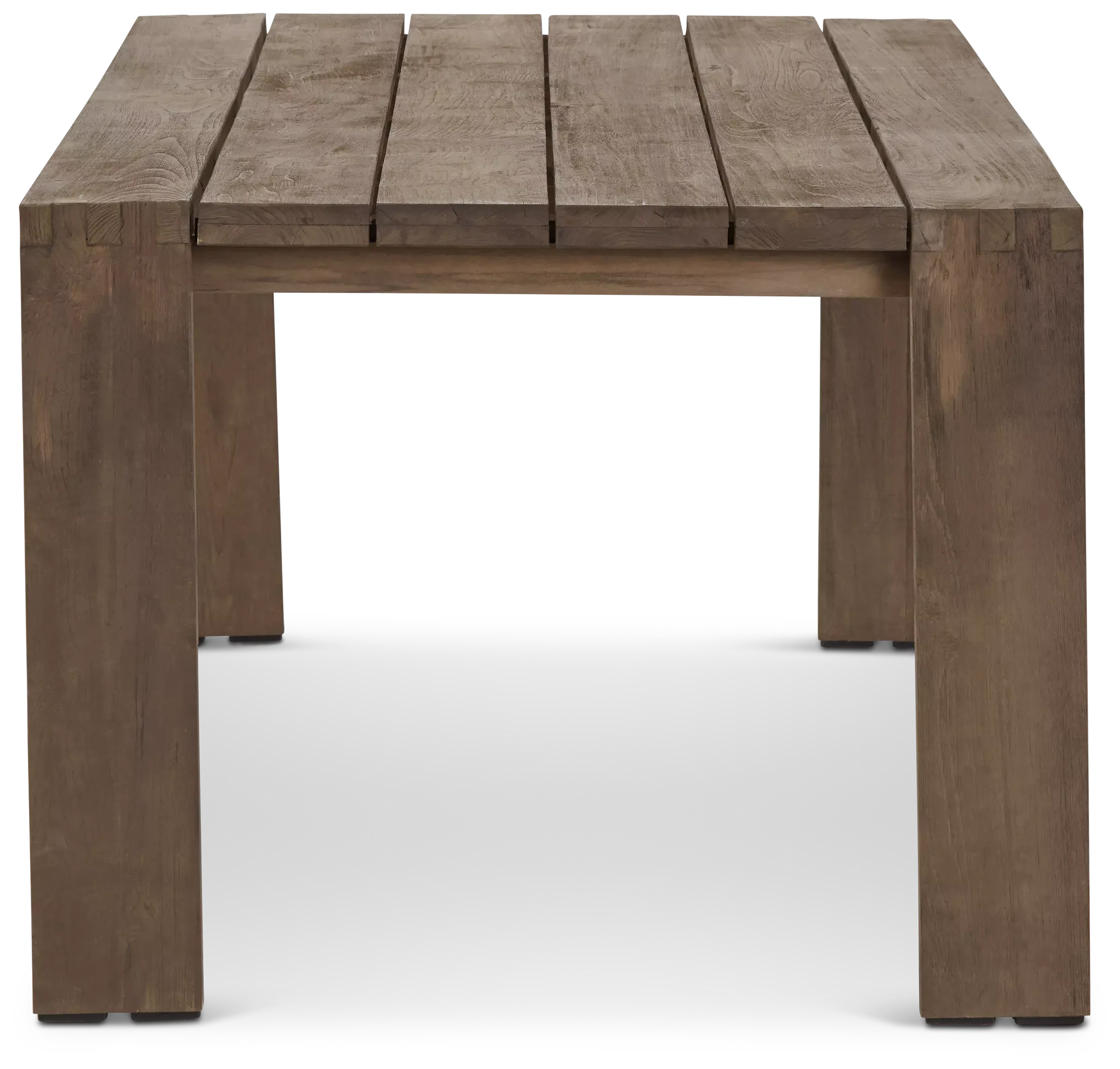 Linear Teak 82" Rectangular Table