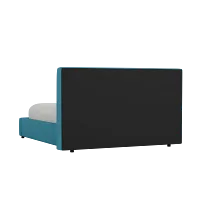 Grayton Elite Teal 44" Upholstered Platform Bed