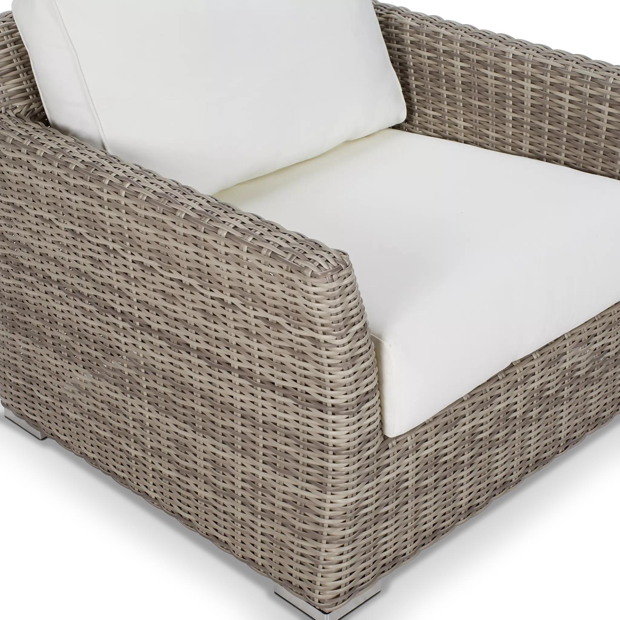 Raleigh White Woven Chair Raleigh White Woven Chair