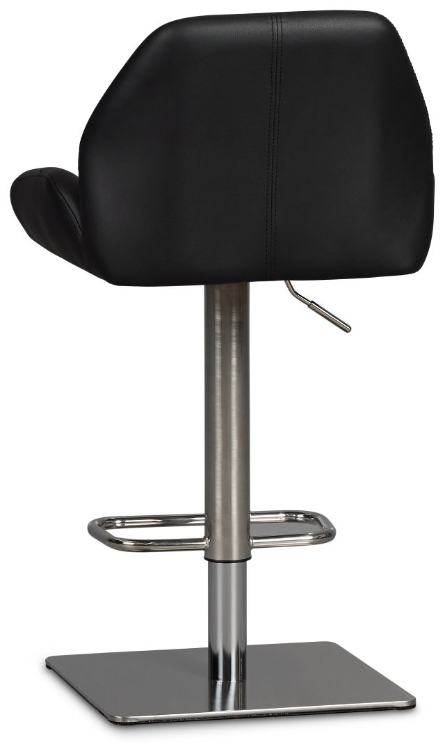 Fairfax Black Uph Adjustable Stool