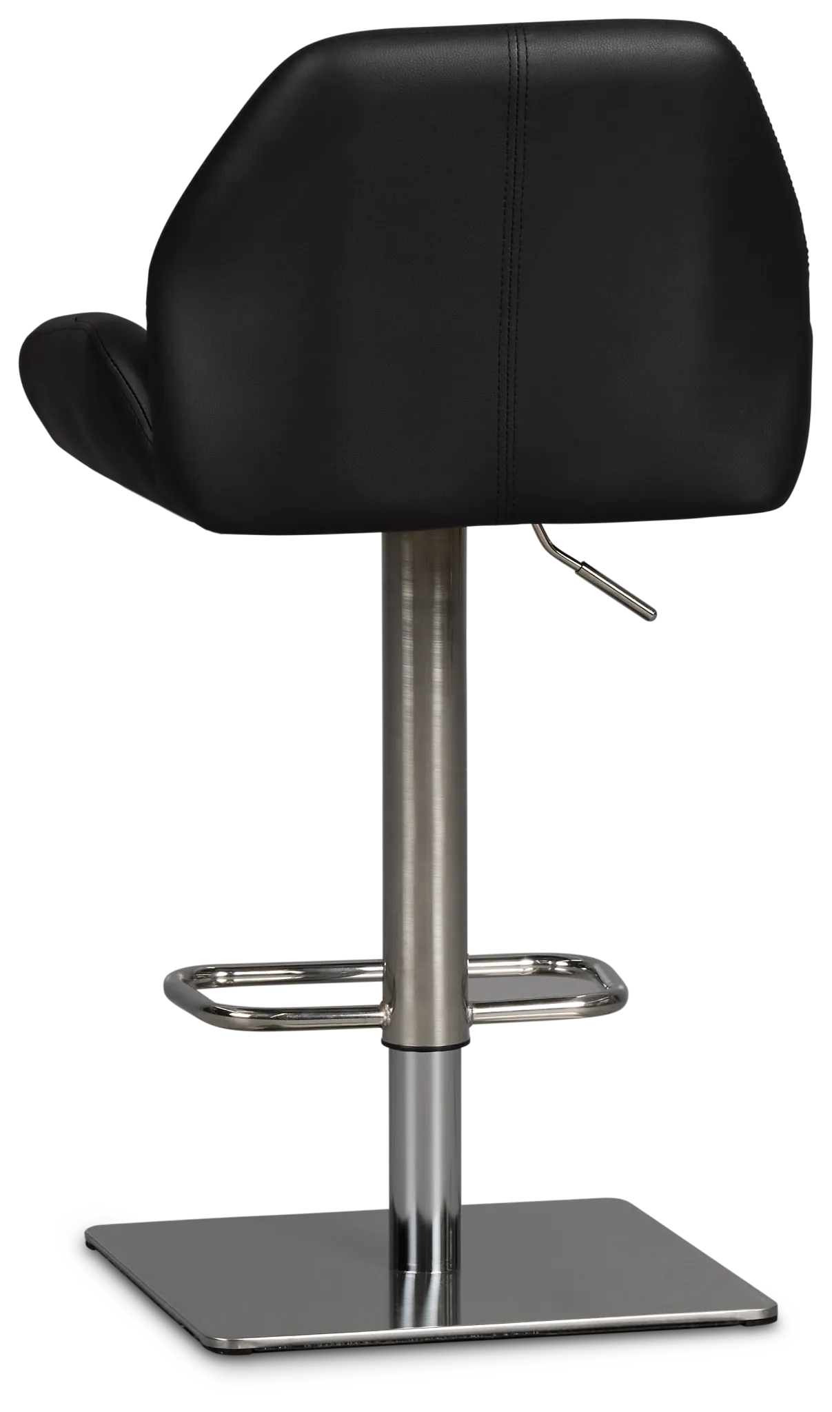 Fairfax Black Uph Adjustable Stool