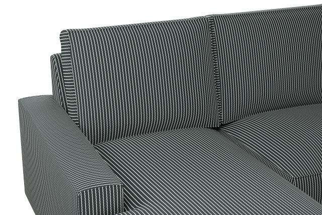 Edgewater Lucy Navy Medium Left Chaise Sectional