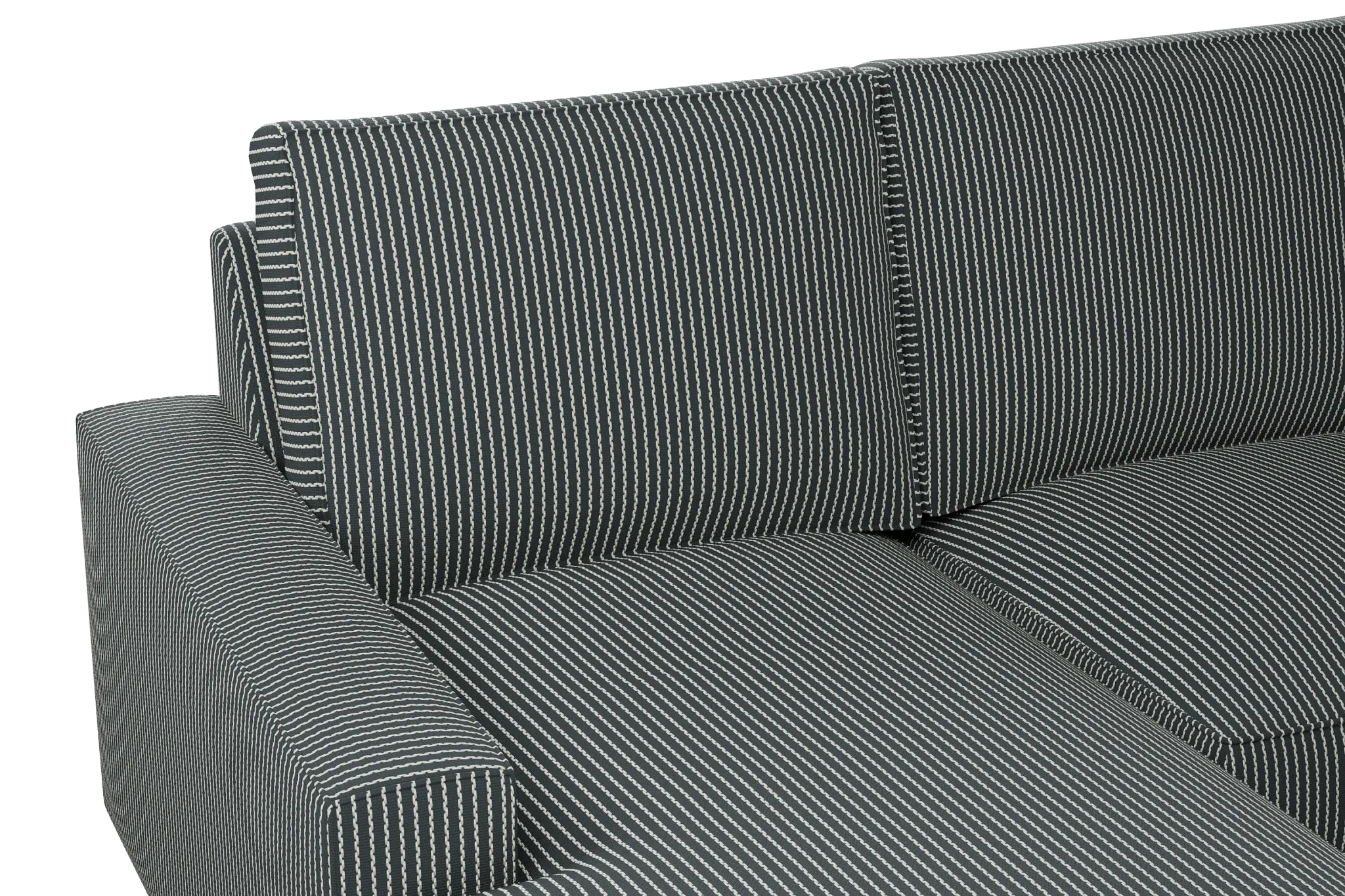 Edgewater Lucy Navy Medium Left Chaise Sectional