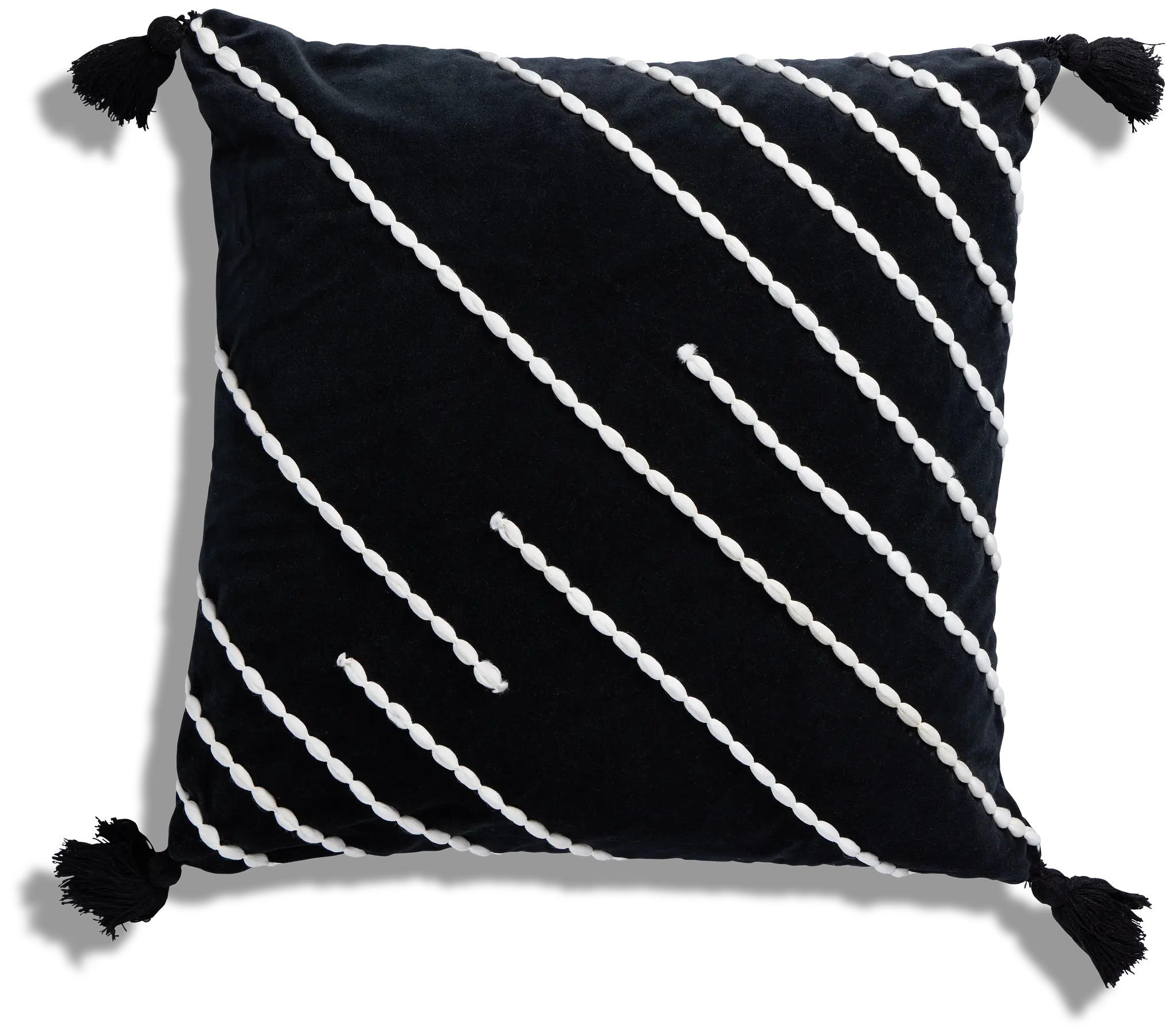 Nova Black 20" Accent Pillow Nova Black 20" Accent Pillow