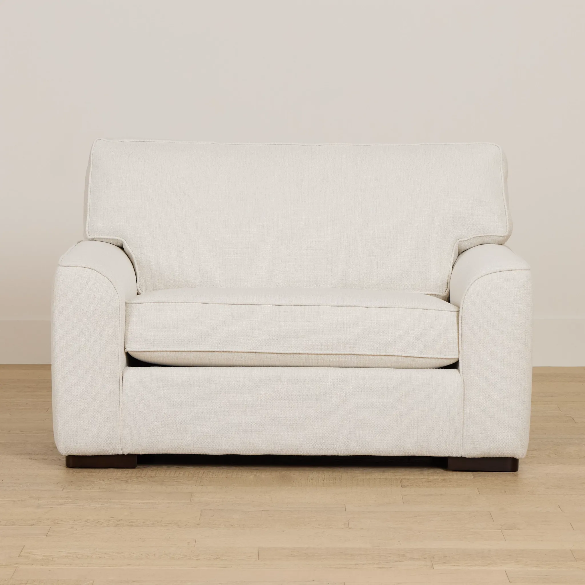 Sinclair Light Beige Fabric Cooling Memory Foam Sleeper