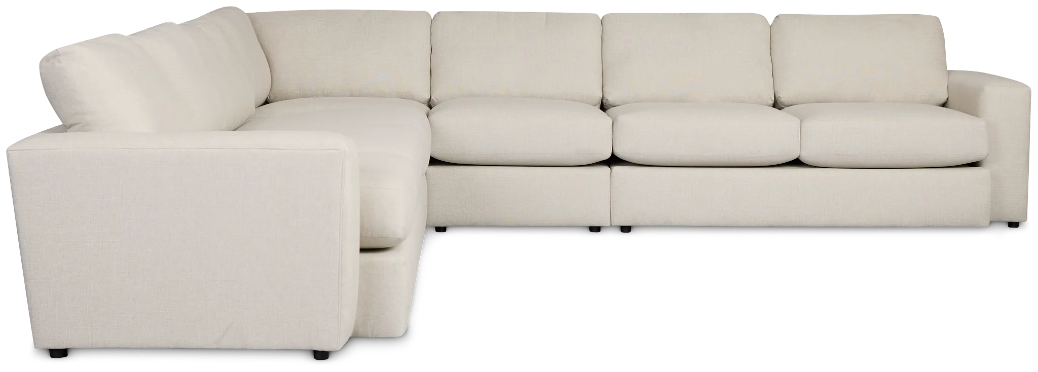 Brantley Light Beige Fabric Large Two-arm Sectional