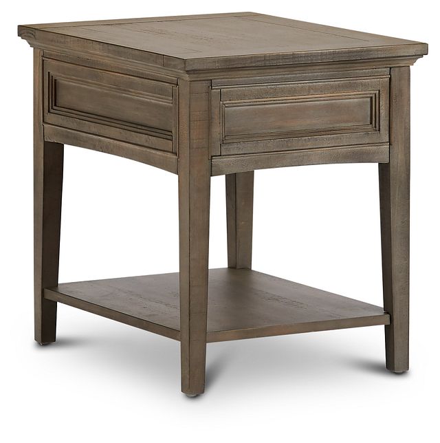 Heron Cove Light Tone Rectangular End Table