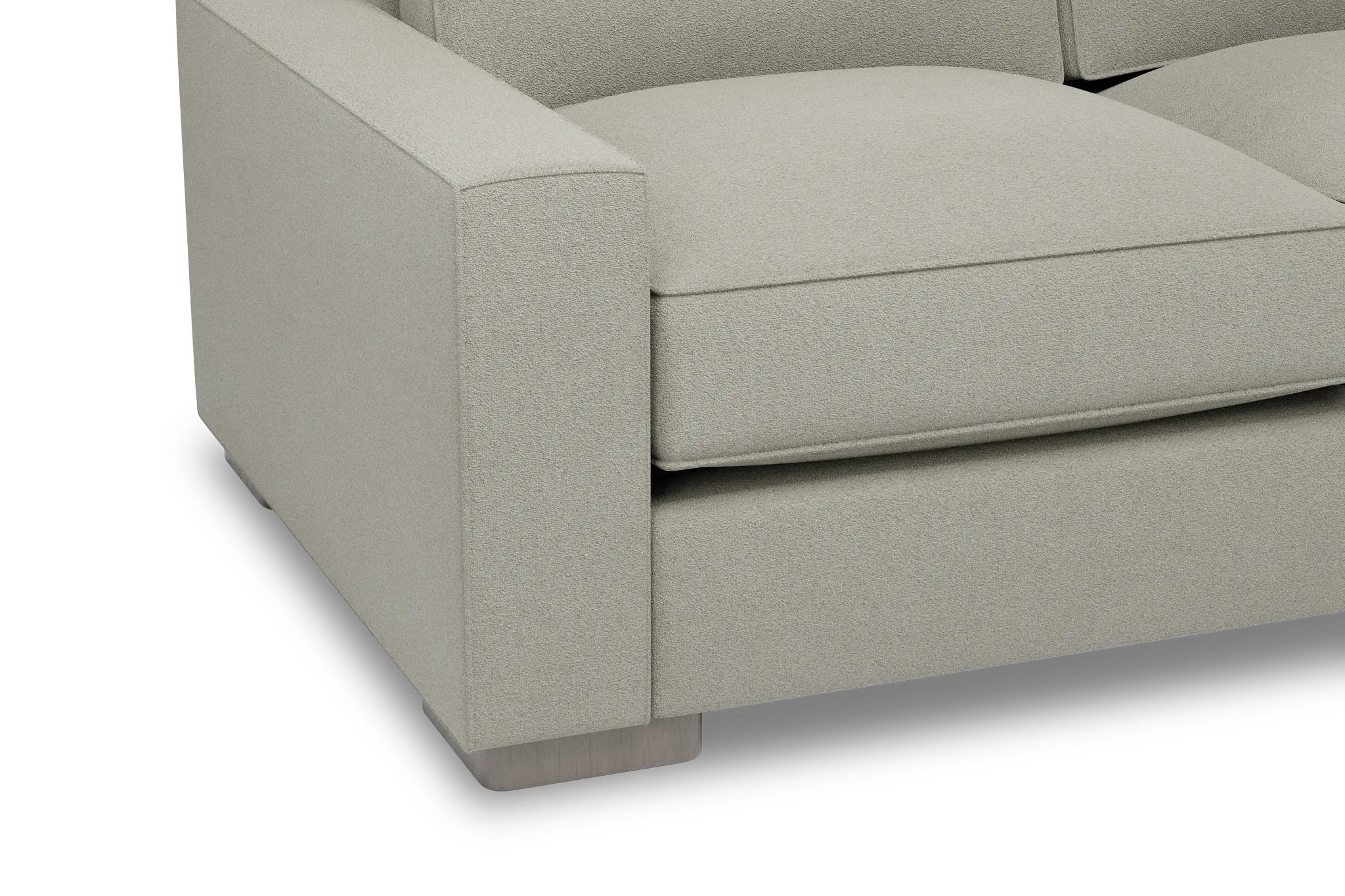 Edgewater Elite Gray Medium Two-arm Sectional