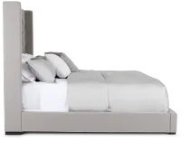 Lacey Gray Uph Platform Bed