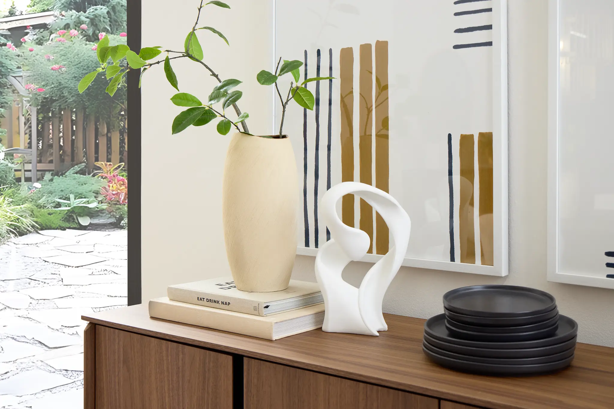 Enya Brown Large Vase Enya Brown Large Vase