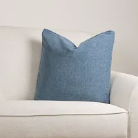 Citymod Blue Fabric 20" Accent Pillow