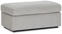 Noah Gray Fabric Ottoman