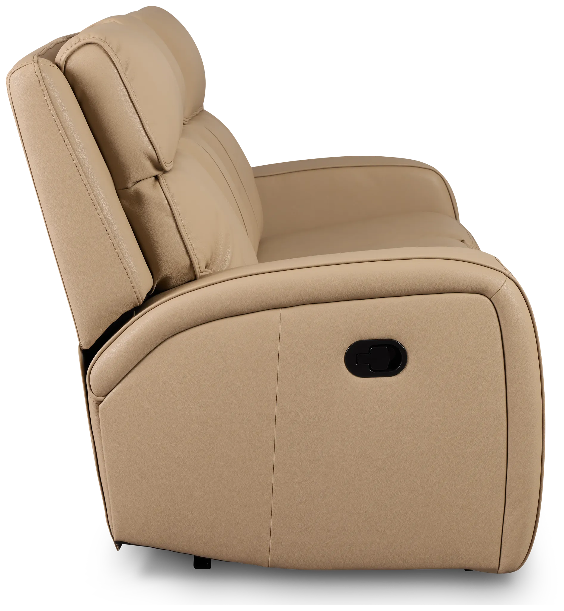 Rhett Taupe Micro Reclining Sofa