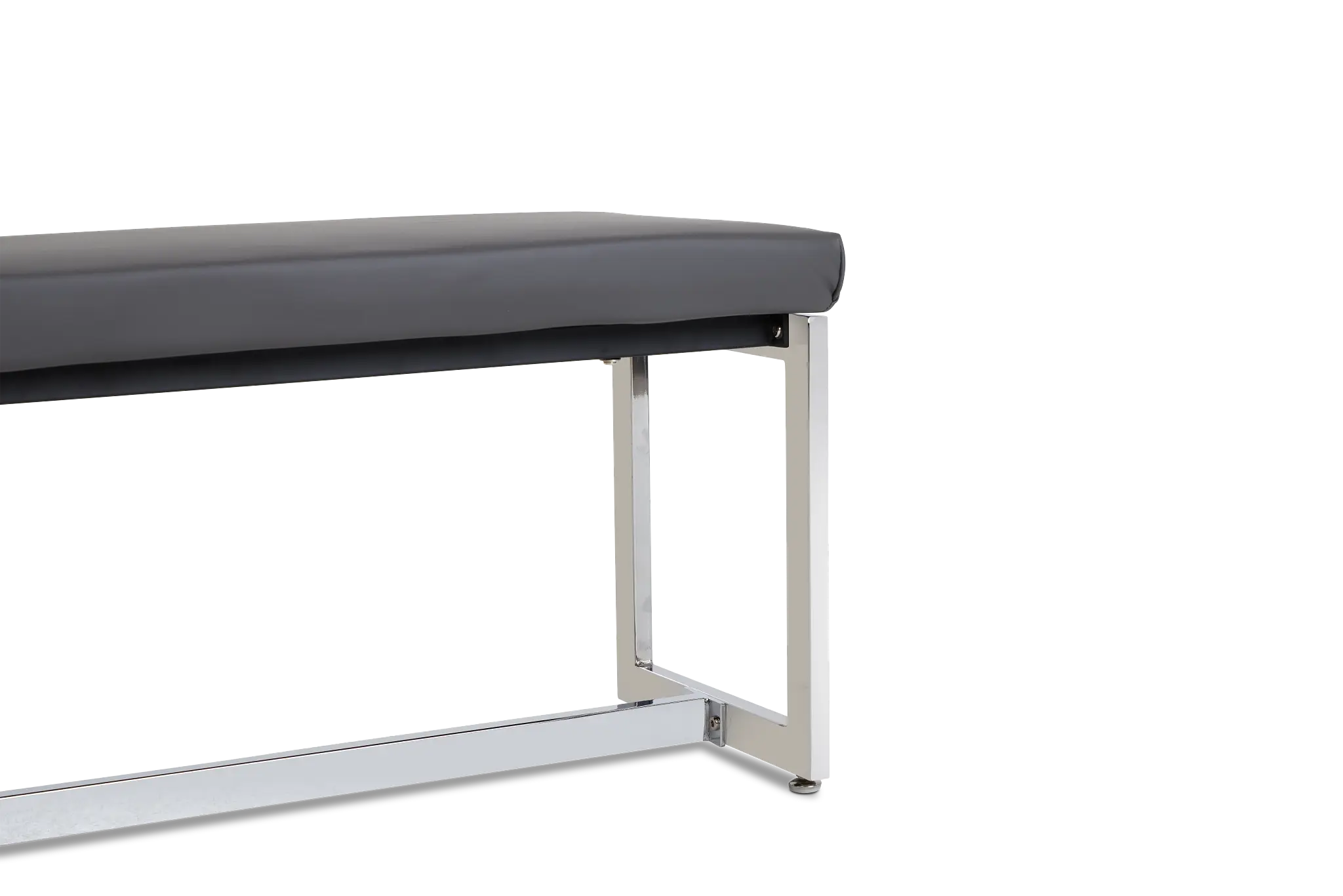 Bronx Gray Upholstered Dining Bench Bronx Gray Upholstered Dining Bench