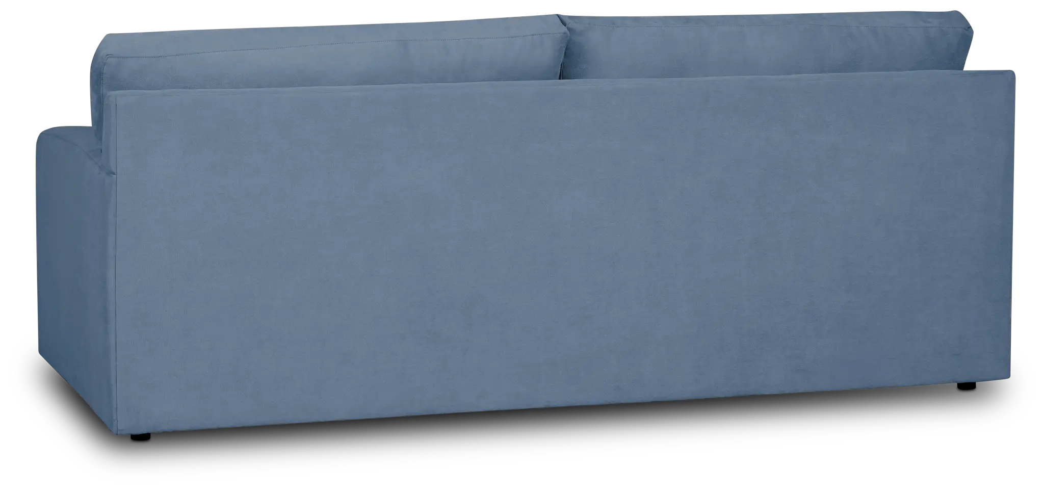 Hudson Blue Fabric Memory Foam Sleeper Hudson Blue Fabric Memory Foam Sleeper