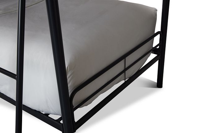 Rory Black Metal Bunk Bed