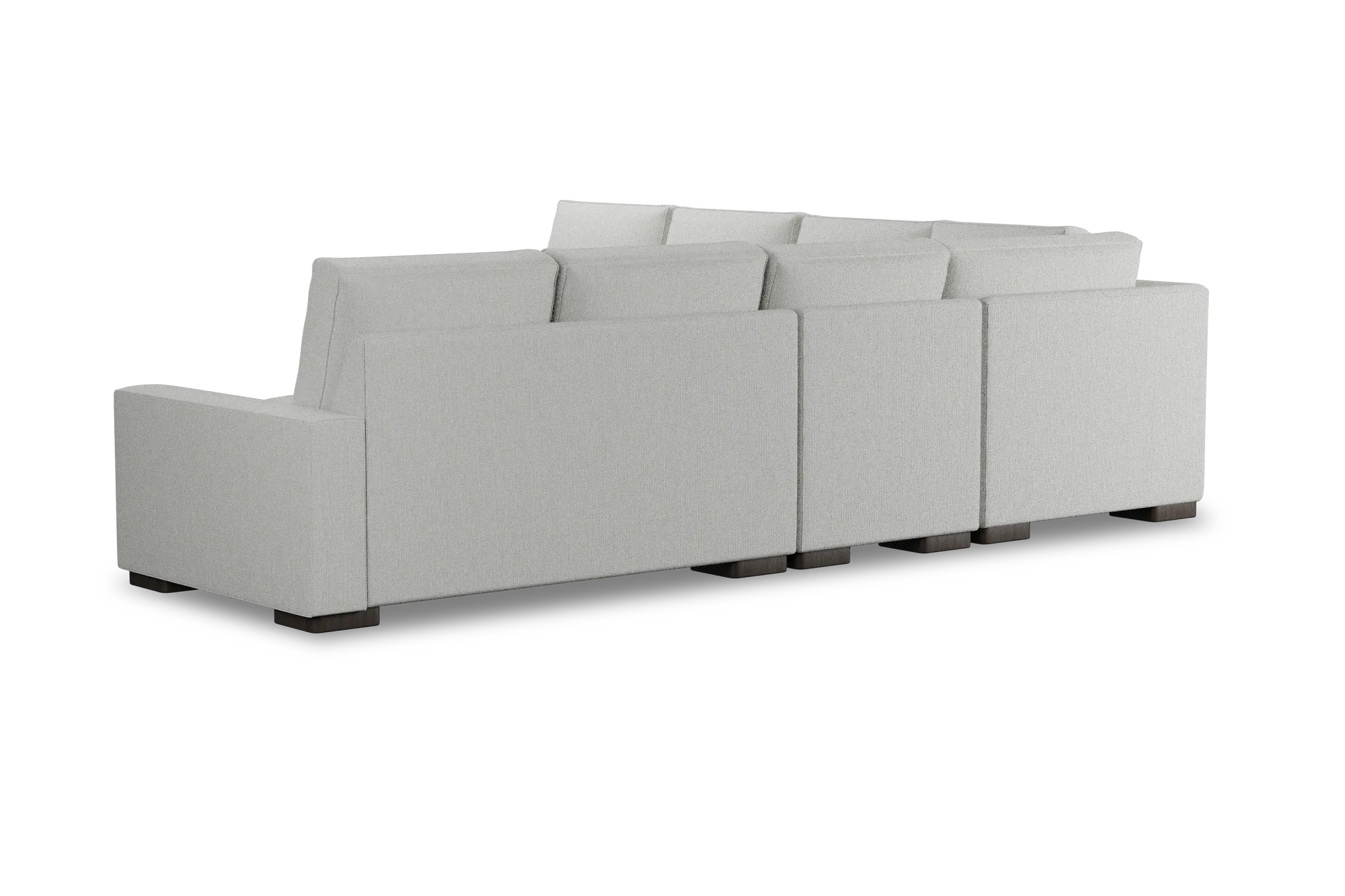 Edgewater Revenue White Large Two-arm Sectional