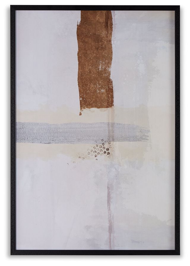 Sabetha Light Gray Framed Wall Art