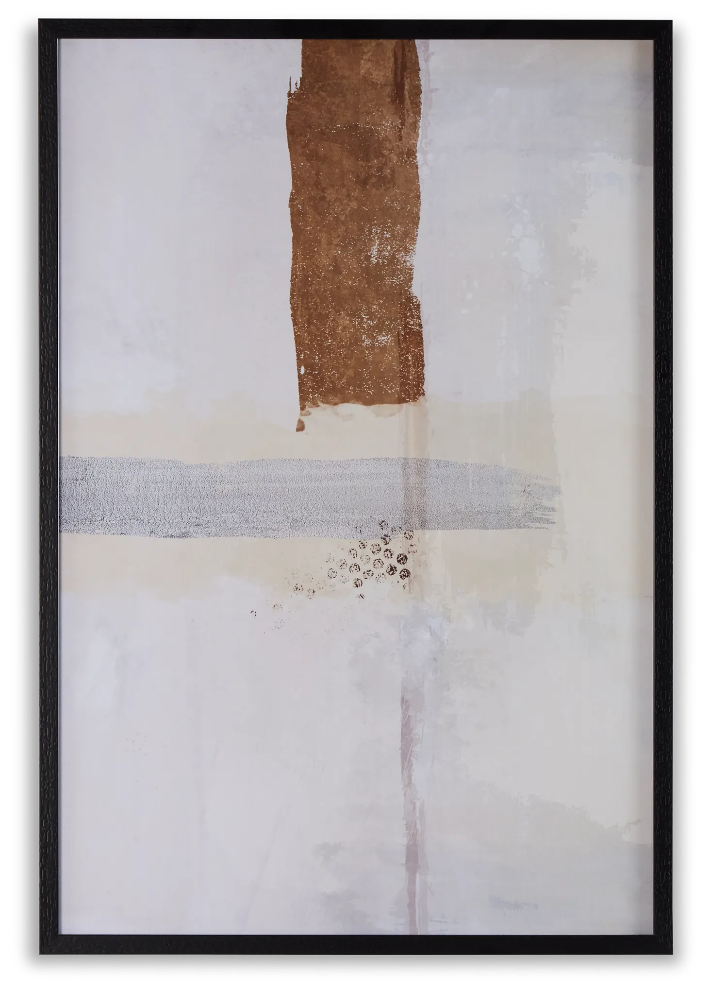 Sabetha Light Gray Framed Wall Art