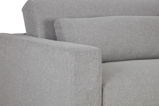 Cozumel Light Gray Fabric Large Sofa