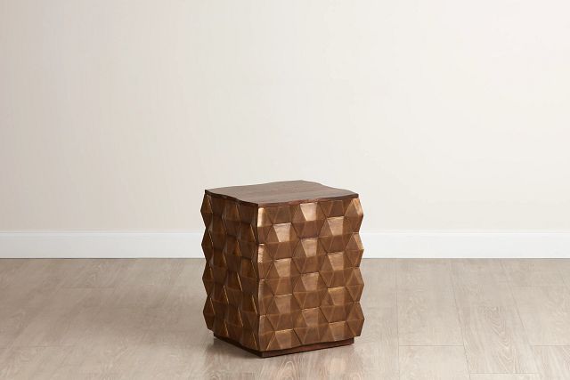 Versie Gold Square End Table