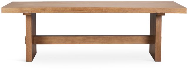 Provo Mid Tone Trestle Table