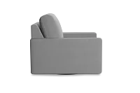 Edgewater Suave Gray Swivel Chair