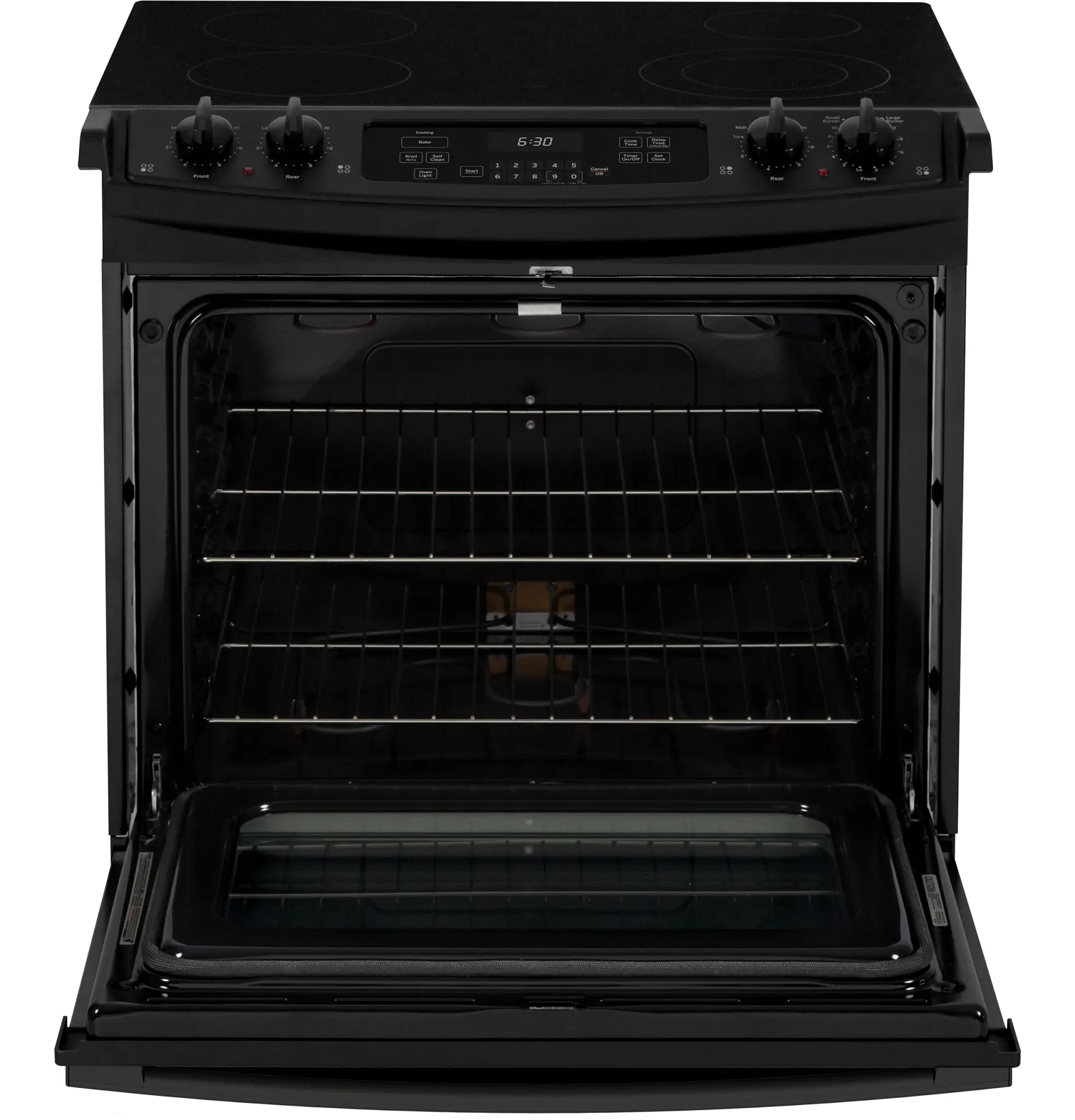 Ge 630 Series Black 30" Electric Range Ge 630 Series Black 30" Electric Range