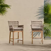 Wolf Light Tone Uph 24" Barstool