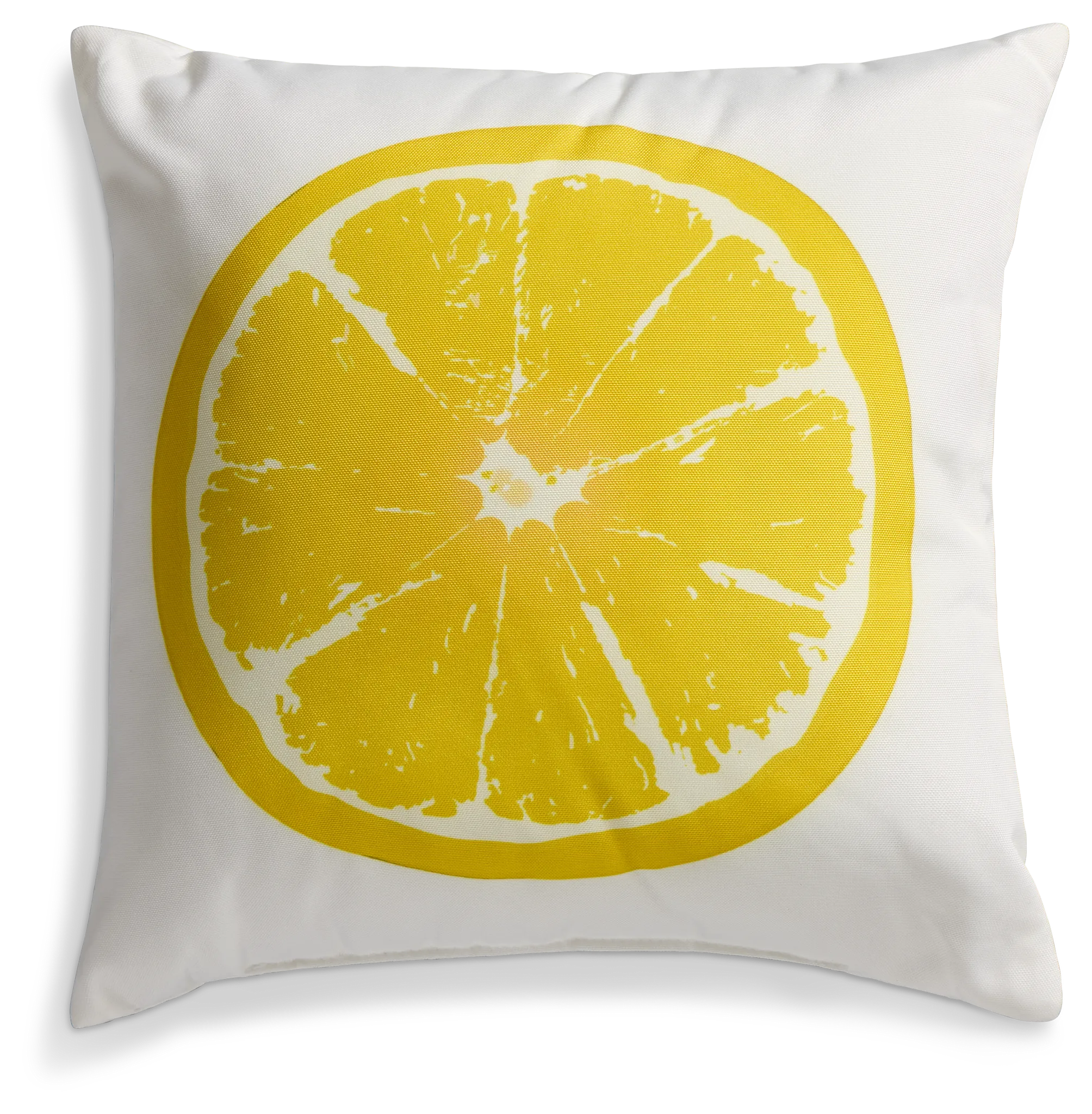 Lemon Yellow 15" Accent Pillow