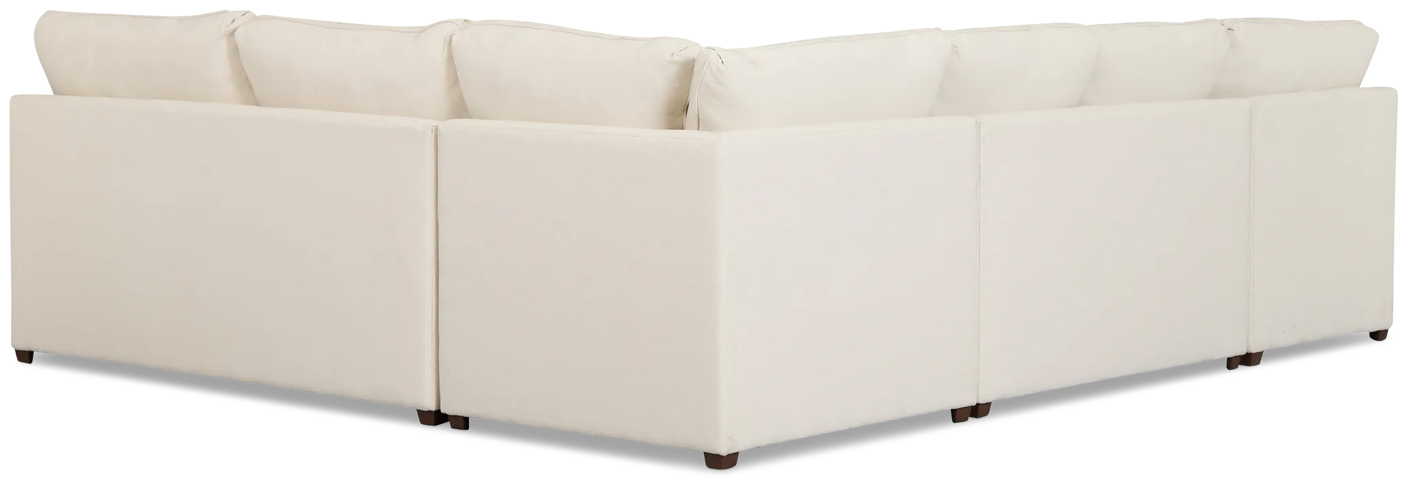 Tate Light Beige Fabric Medium Left Chaise Sectional