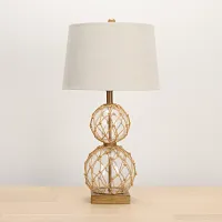 Coastal Glass Table Lamp