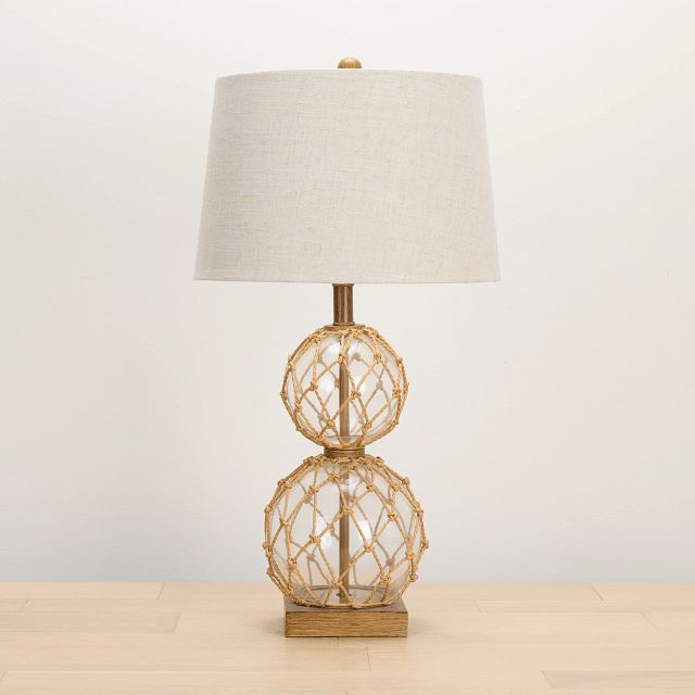 Coastal Glass Table Lamp