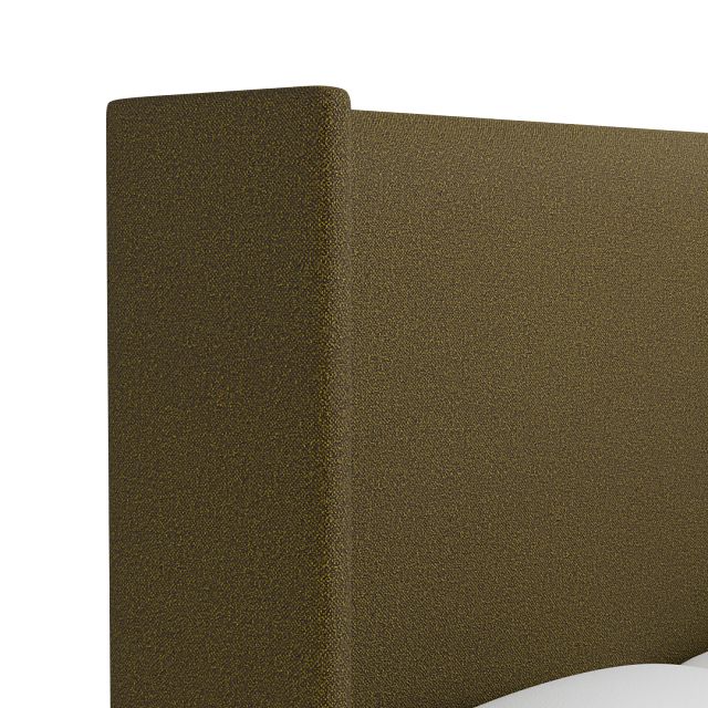 Captiva Elite Dark Green 60" Upholstered Shelter Bed