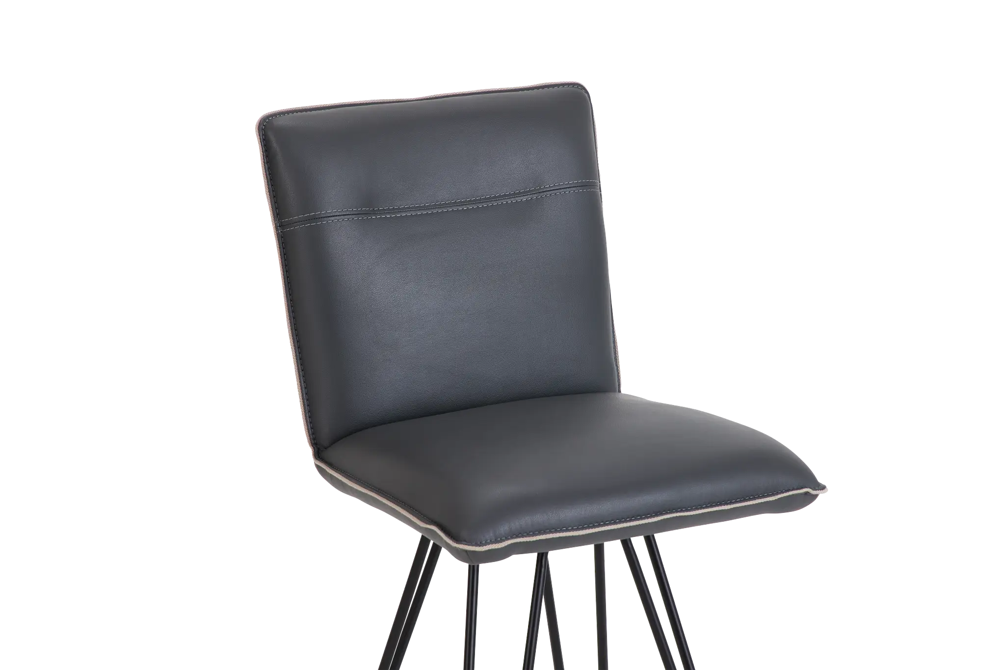 Demi Dark Gray Swivel 30" Upholstered Barstool Demi Dark Gray Swivel 30" Upholstered Barstool