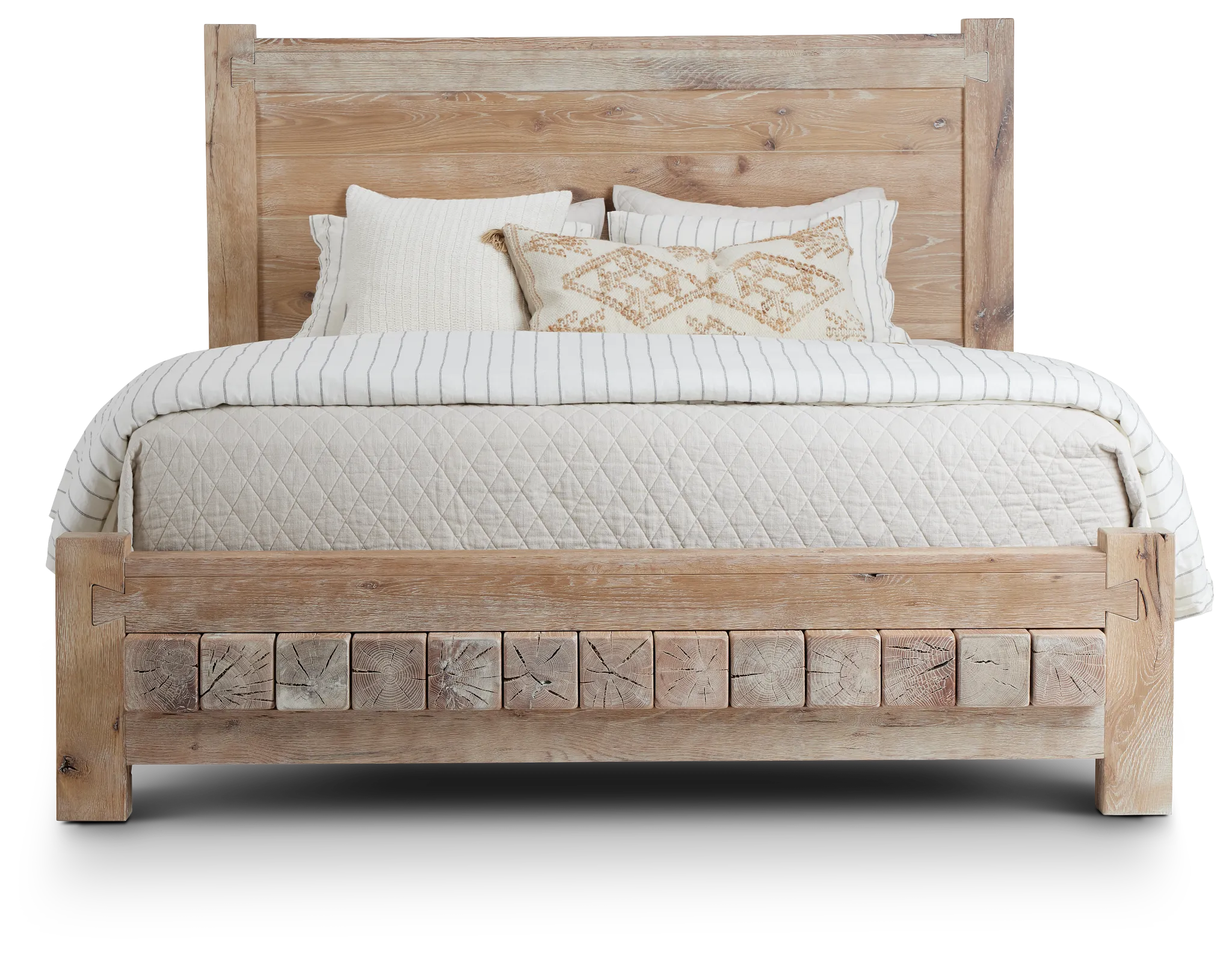 Salt Lake Light Tone Platform Bed
