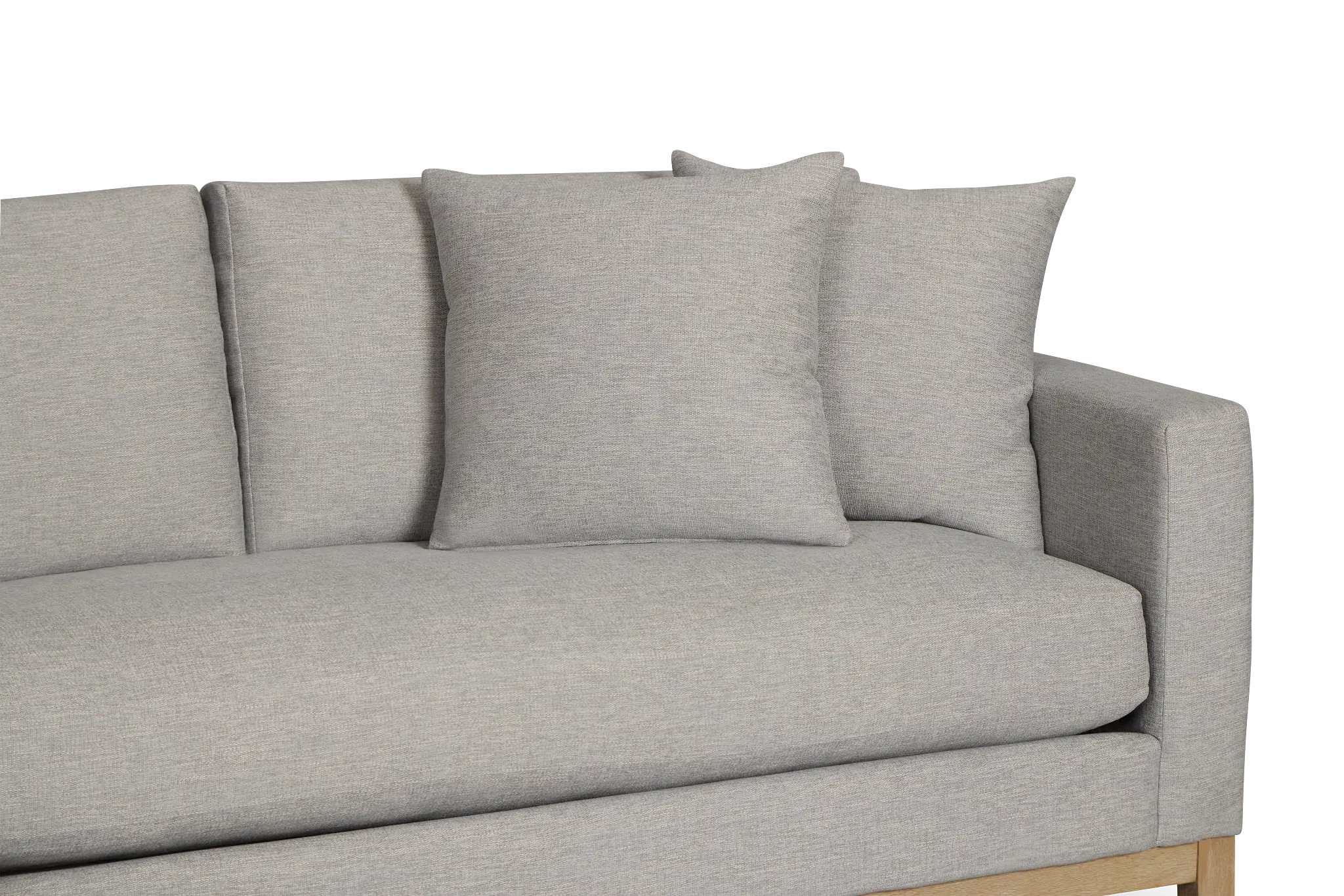 Emma Gray Fabric Left Chaise Sectional Emma Gray Fabric Left Chaise Sectional