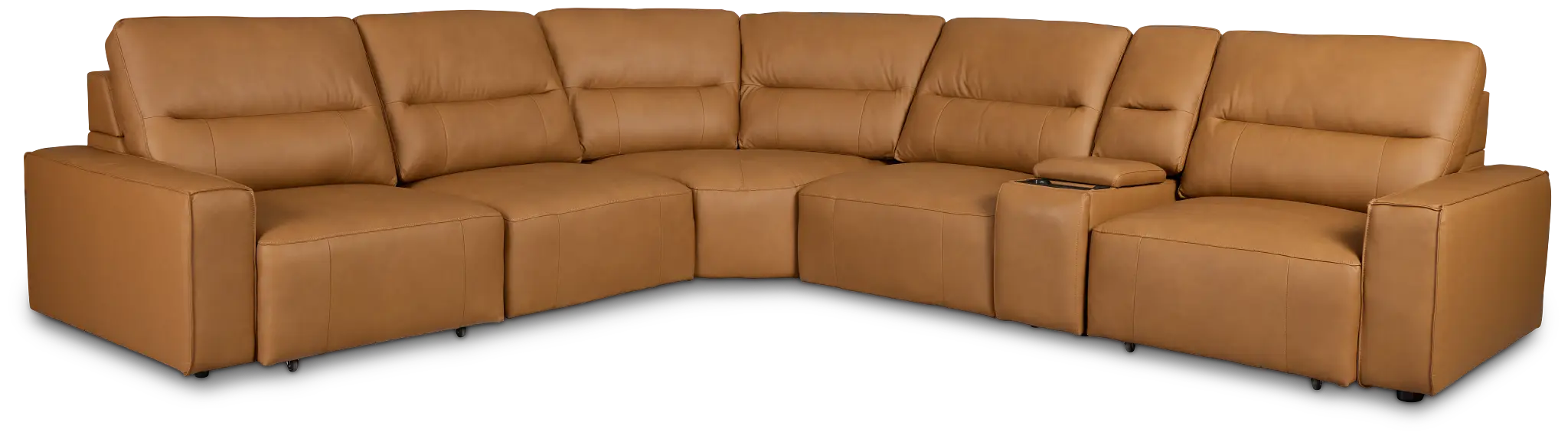 Rudy Brown Lthr/vinyl Medium Dual Power 2 Arm Extension Chaise Sectional Rudy Brown Lthr/vinyl Medium Dual Power 2 Arm Extension Chaise Sectional