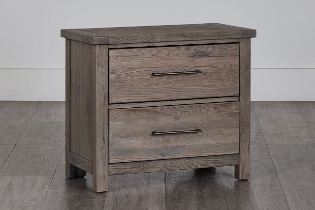 Salt Lake Gray Nightstand