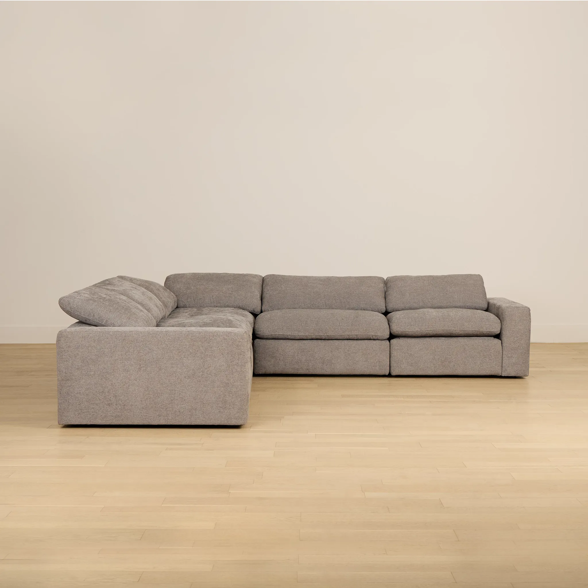 Drift Dark Gray Fabric Small Two-arm Power Reclining Sectional