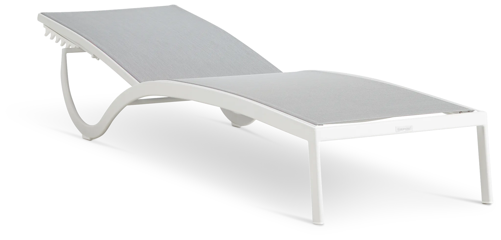 Lisbon2 Gray Sling Chaise