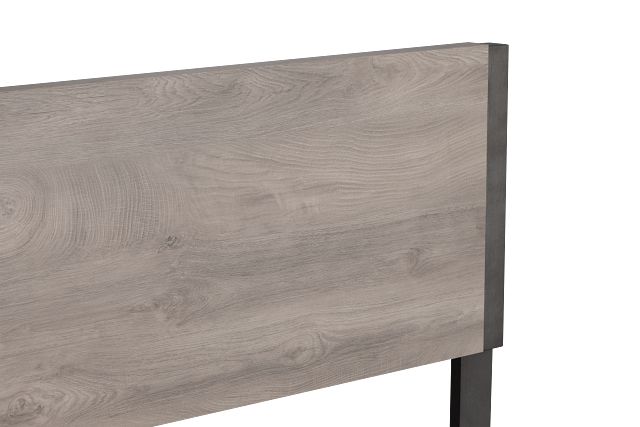 Evanston Gray Panel Bed