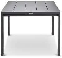 Linear Dark Gray 87" Rectangular Table