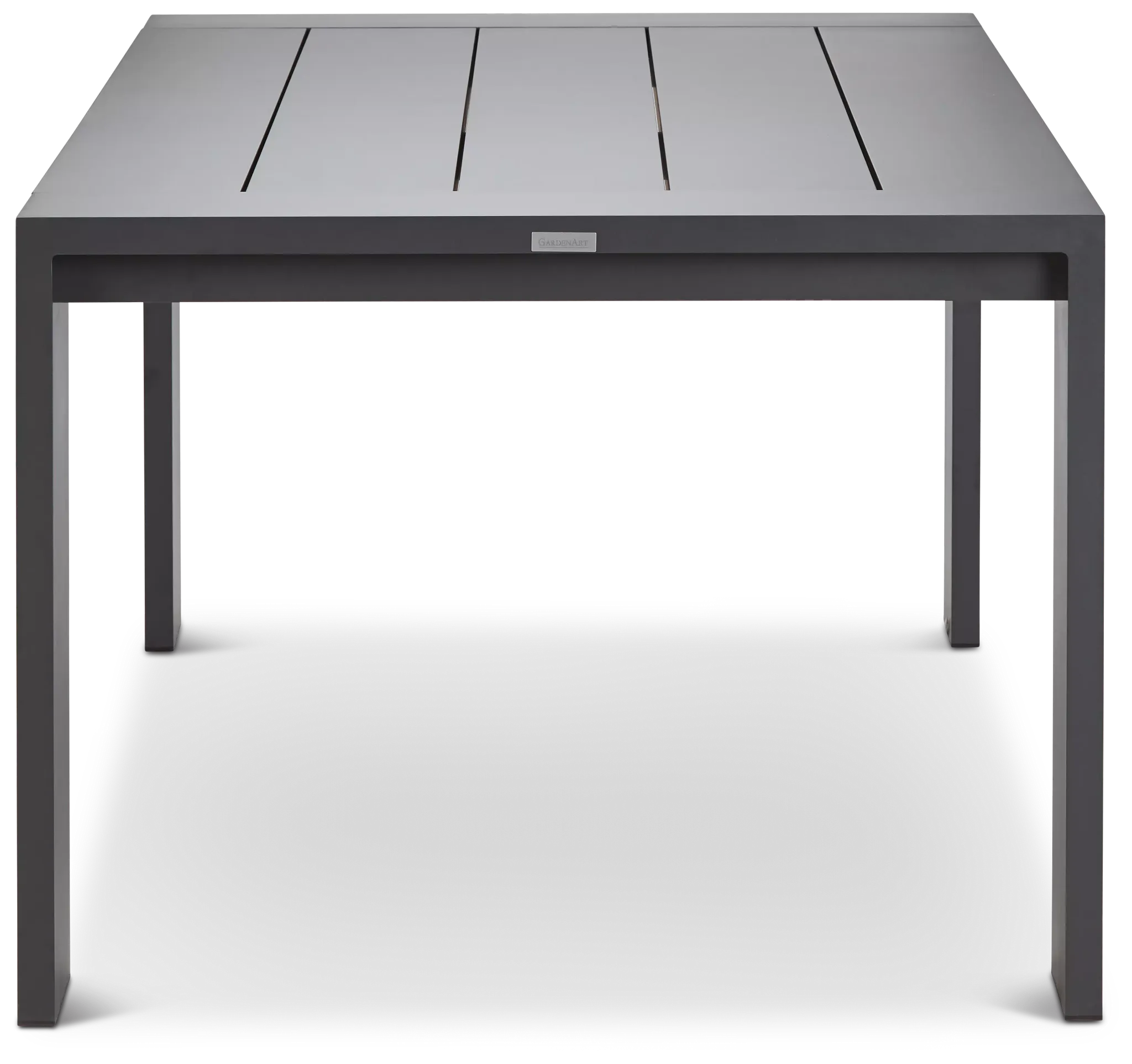 Linear Dark Gray 87" Rectangular Table