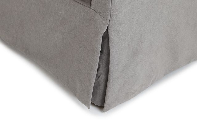 Raegan Gray Fabric Large Two-arm Sectional (5)