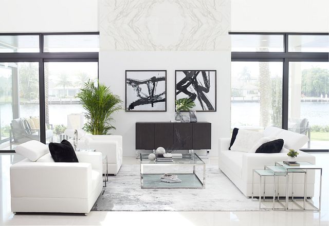 Maxwell White Micro Chair