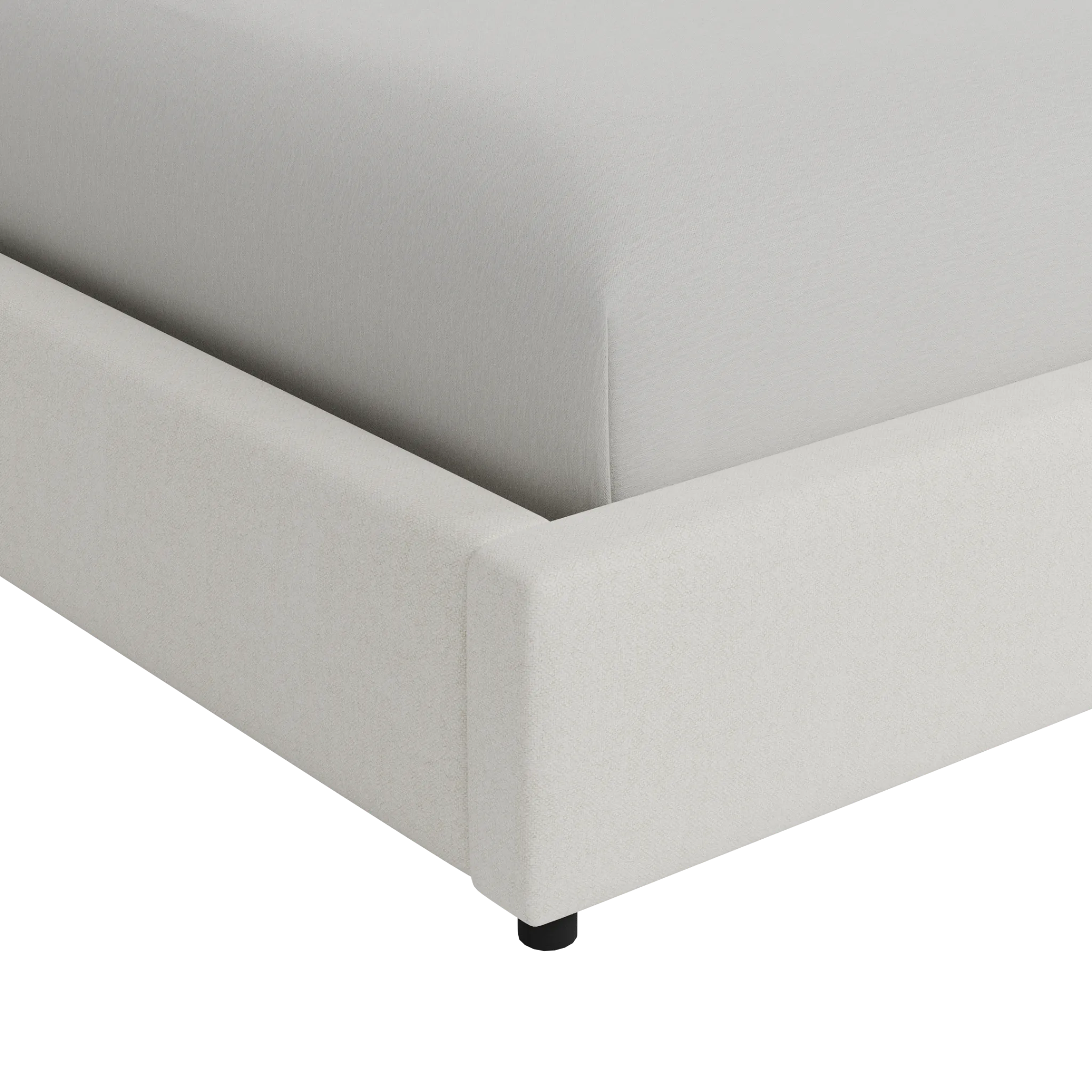 Captiva Elite Ivory 48" Upholstered Shelter Bed
